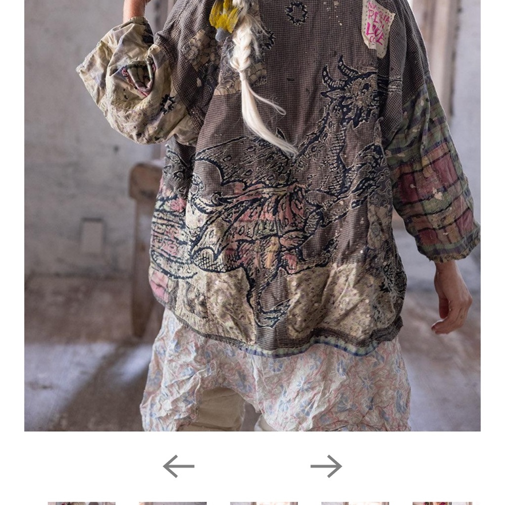 Magnolia Pearl Multicolor Patchwork Jacket